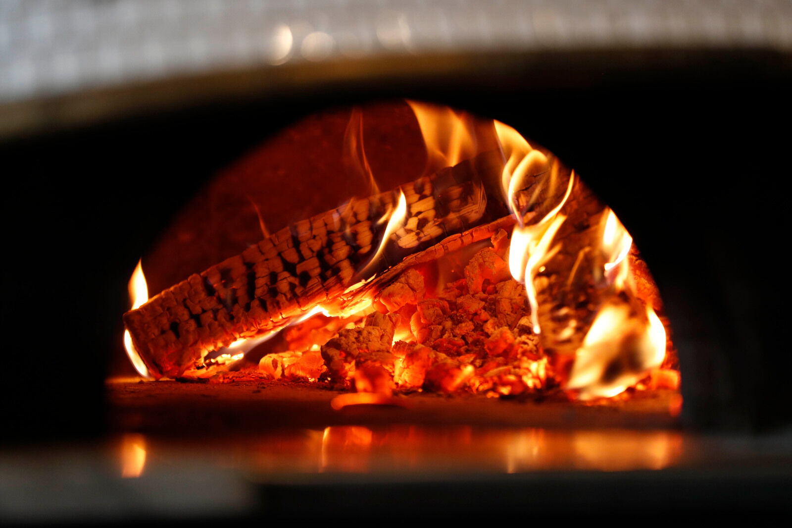 Fired up in the Italian pizza oven at The Grange Community Kitchen